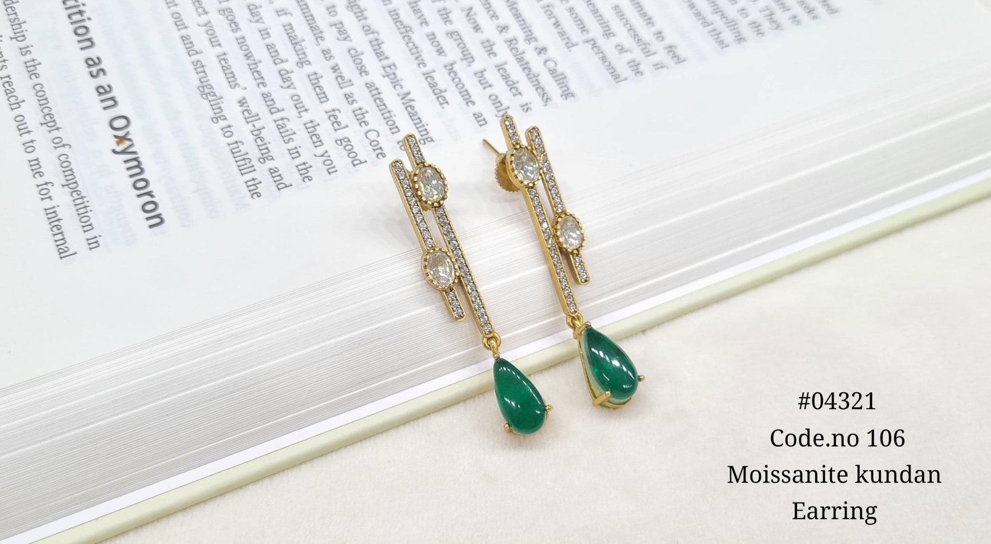 Kundan Earring 04321 - KRISHNA'S SWETA JEWELLERY