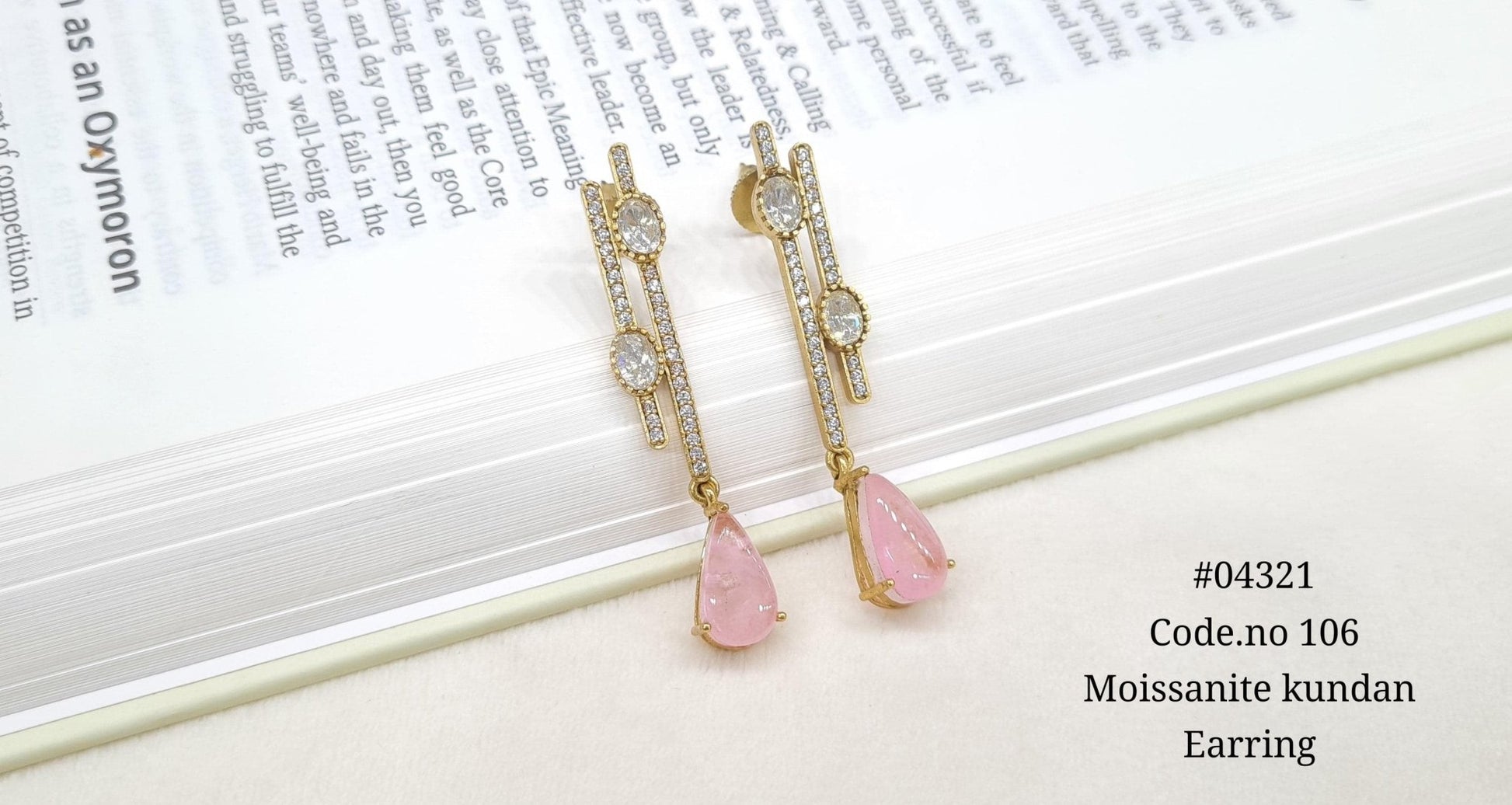 Kundan Earring 04321 - KRISHNA'S SWETA JEWELLERY