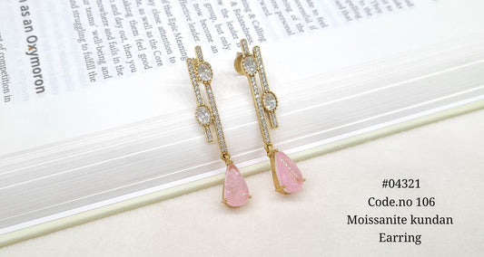 Kundan Earring 04321 - KRISHNA'S SWETA JEWELLERY