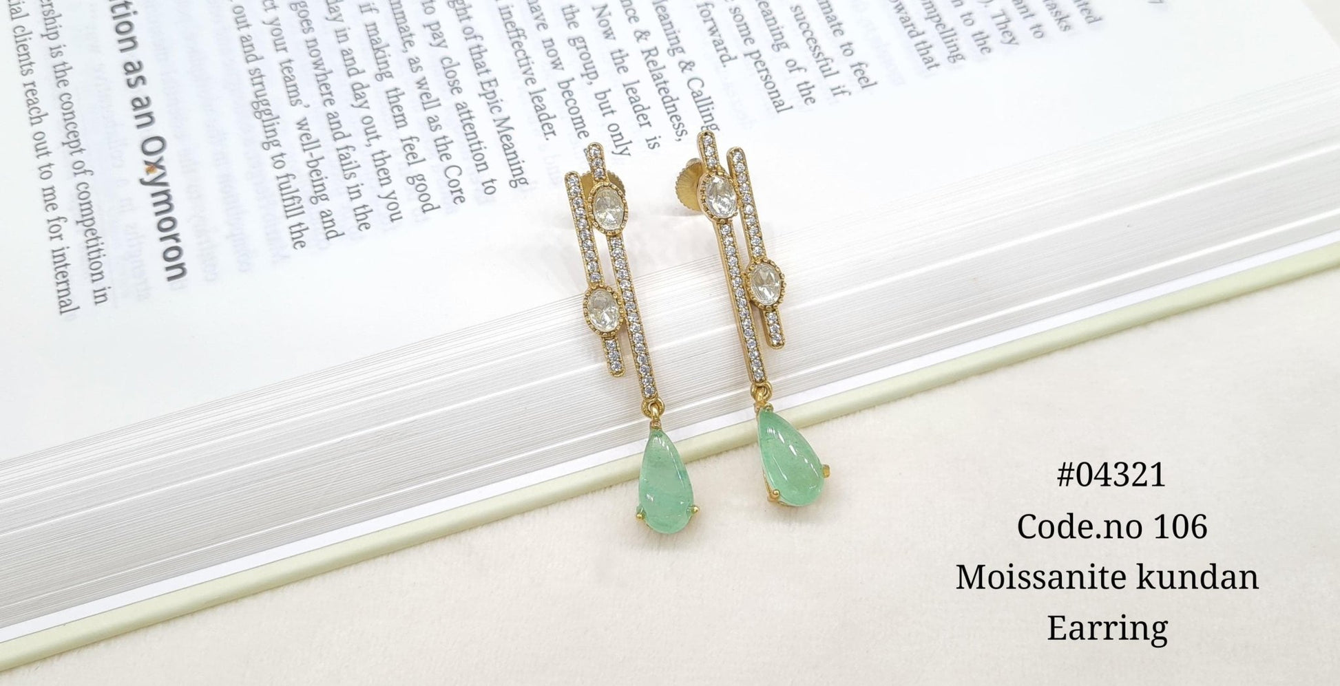 Kundan Earring 04321 - KRISHNA'S SWETA JEWELLERY