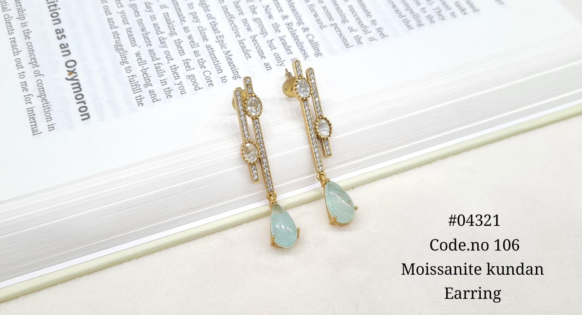 Kundan Earring 04321 - KRISHNA'S SWETA JEWELLERY