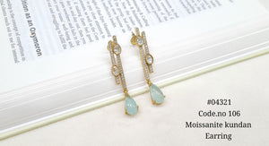 Kundan Earring 04321 - KRISHNA'S SWETA JEWELLERY