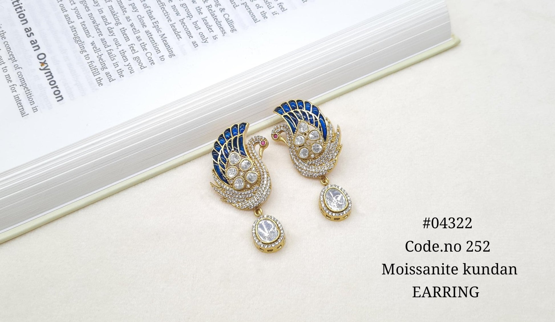 Kundan Earring 04322 - KRISHNA'S SWETA JEWELLERY