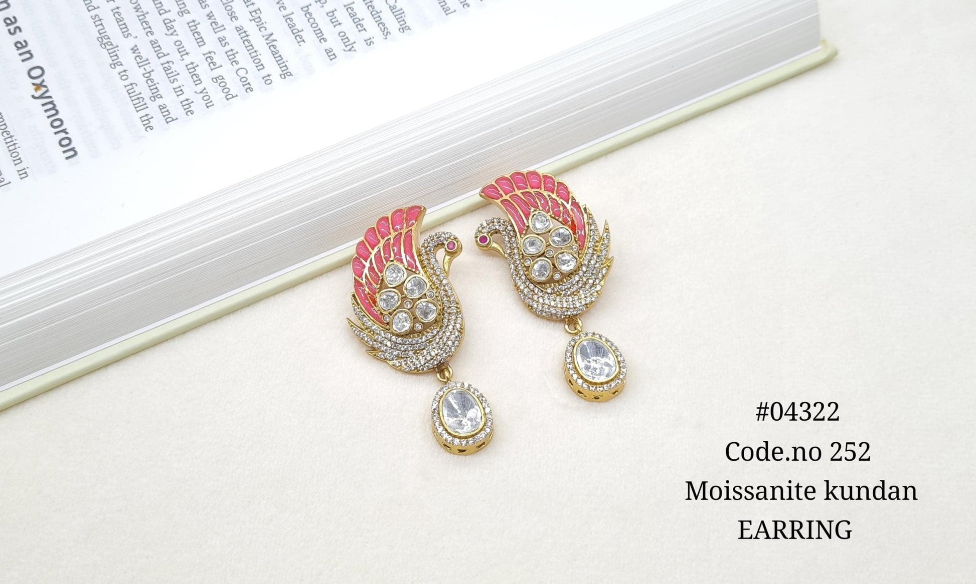 Kundan Earring 04322 - KRISHNA'S SWETA JEWELLERY