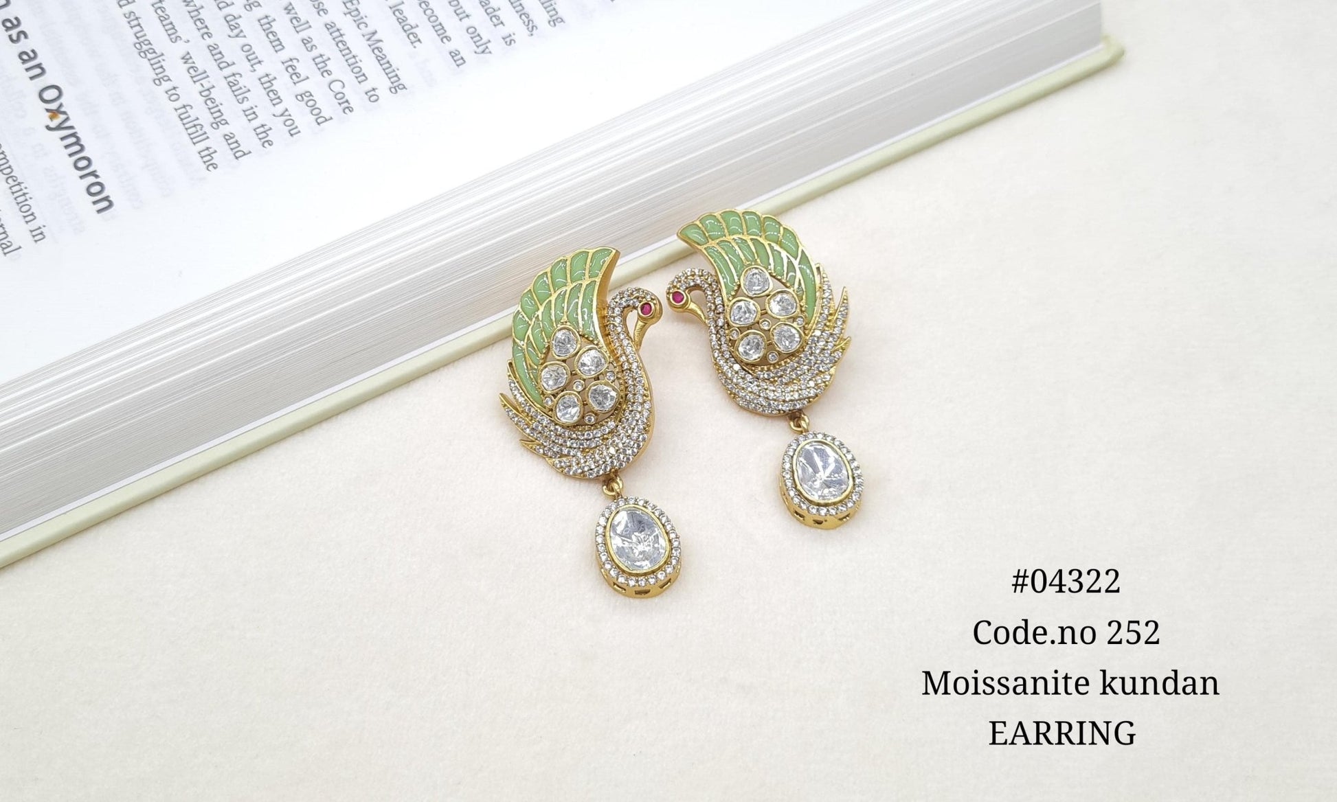 Kundan Earring 04322 - KRISHNA'S SWETA JEWELLERY