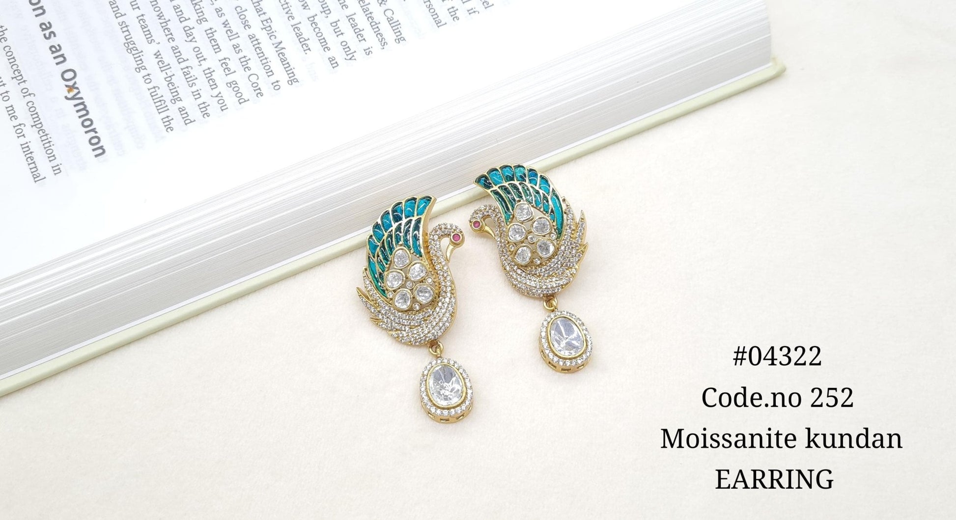 Kundan Earring 04322 - KRISHNA'S SWETA JEWELLERY