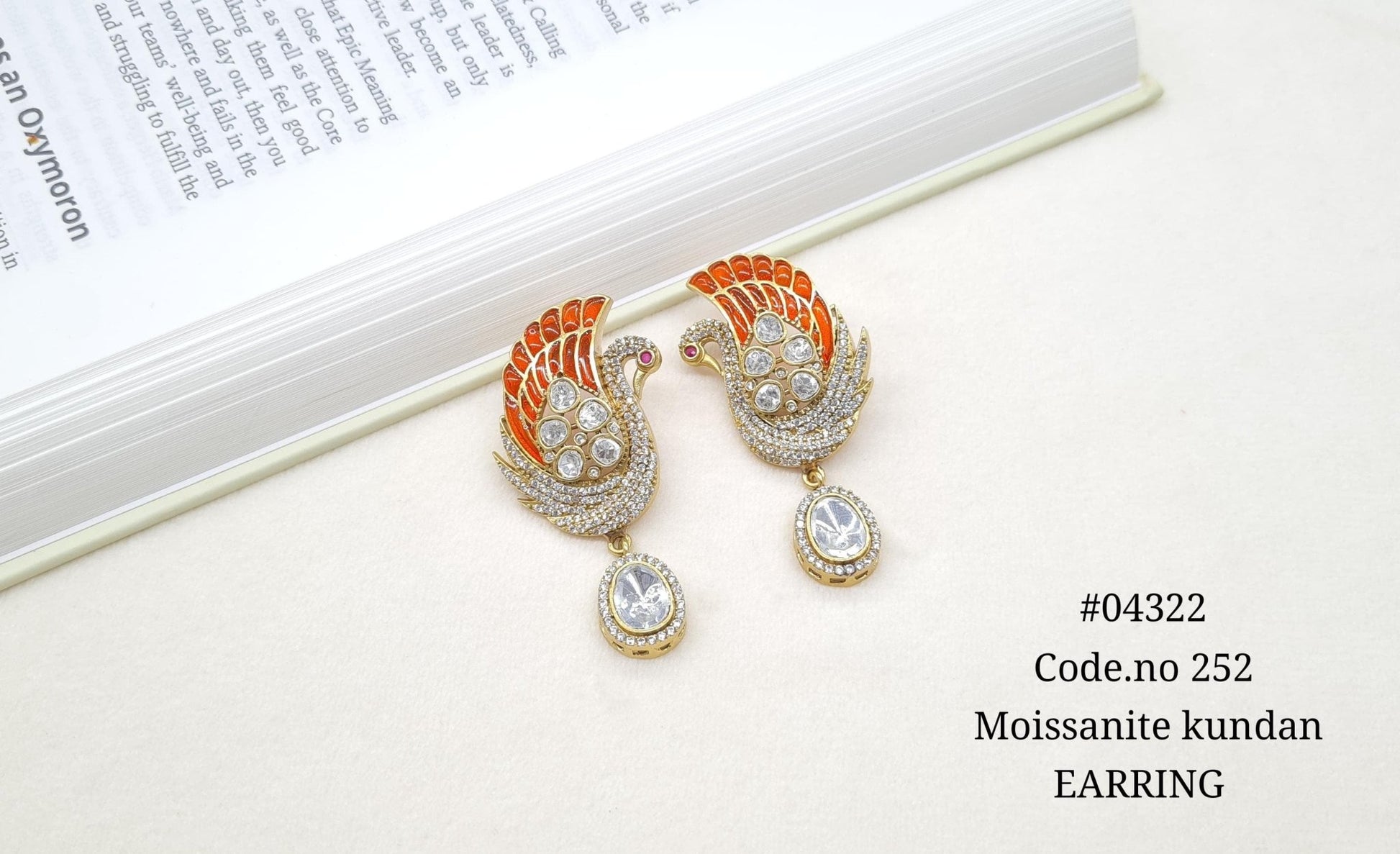 Kundan Earring 04322 - KRISHNA'S SWETA JEWELLERY