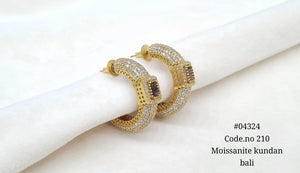 Kundan Earring 04324 - KRISHNA'S SWETA JEWELLERY