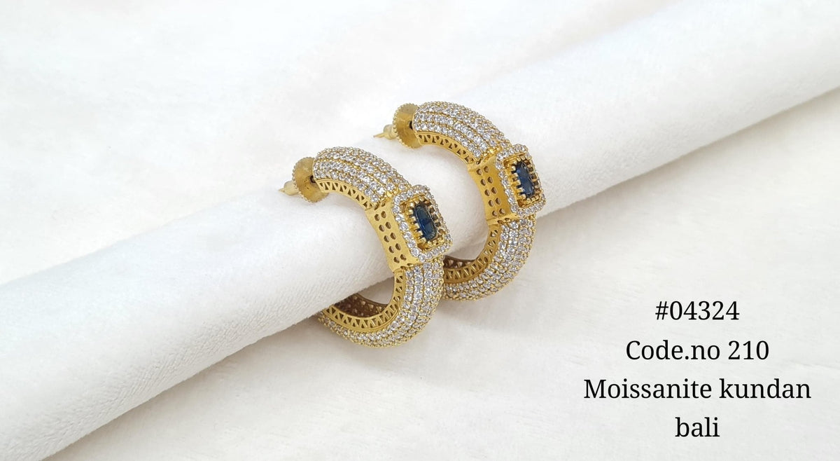 Kundan Earring 04324 - KRISHNA'S SWETA JEWELLERY