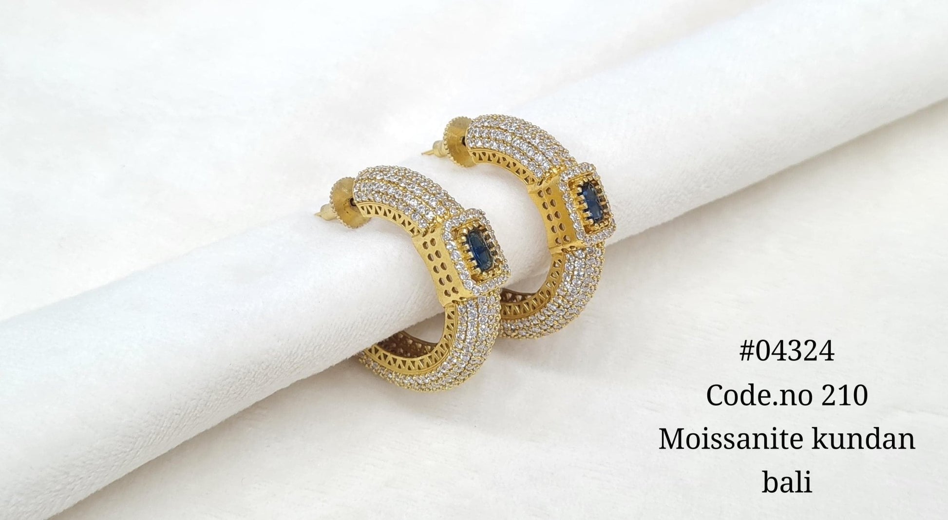 Kundan Earring 04324 - KRISHNA'S SWETA JEWELLERY