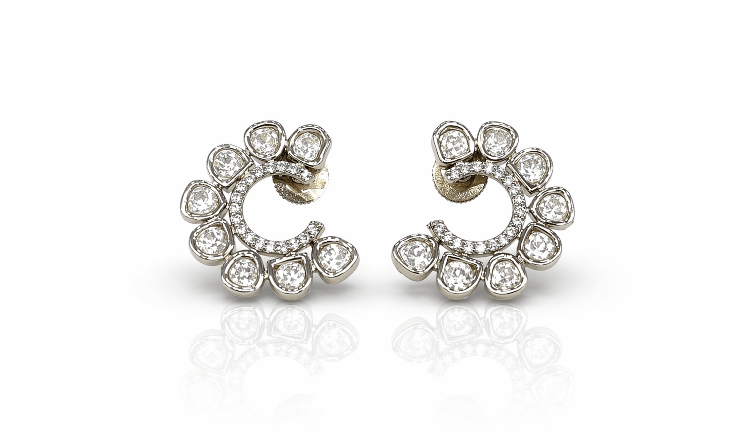 Kundan Earring 08539 - KRISHNA'S SWETA JEWELLERY