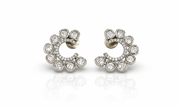 Kundan Earring 08539 - KRISHNA'S SWETA JEWELLERY