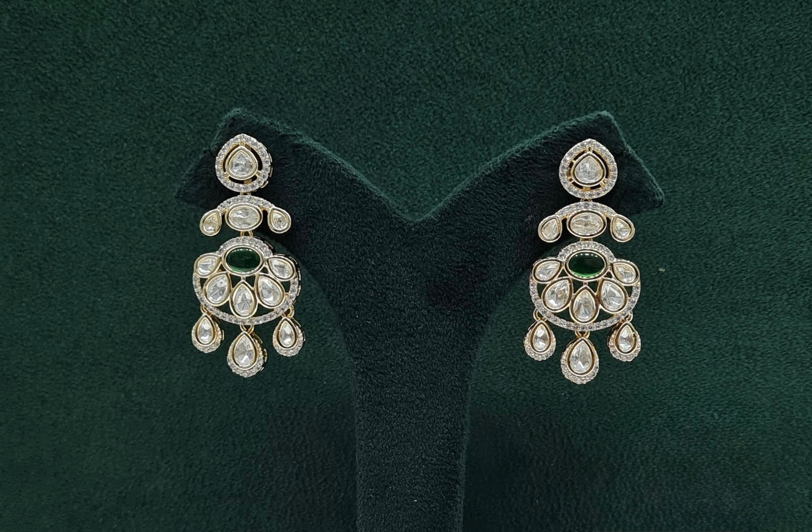 Kundan Earring 09507 - KRISHNA'S SWETA JEWELLERY