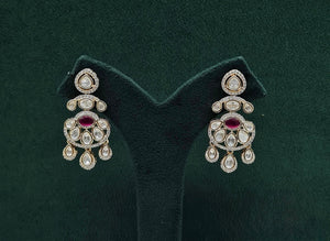 Kundan Earring 09507 - KRISHNA'S SWETA JEWELLERY