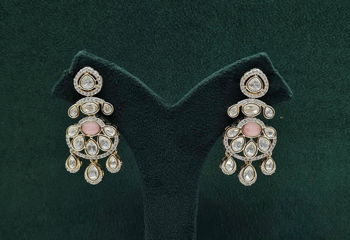 Kundan Earring 09507 - KRISHNA'S SWETA JEWELLERY