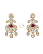 Kundan Earring 09507 - KRISHNA'S SWETA JEWELLERY