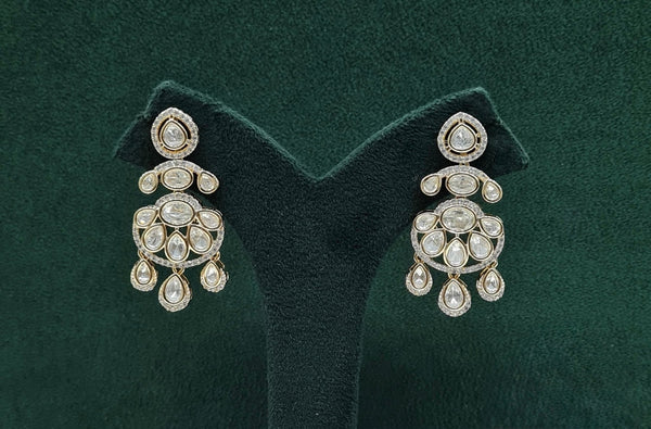 Kundan Earring 09507 - KRISHNA'S SWETA JEWELLERY