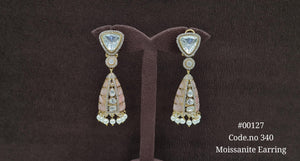 Kundan earrings 00127 - KRISHNA'S SWETA JEWELLERY