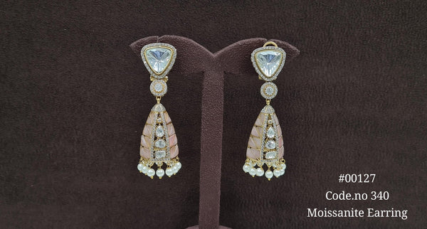 Kundan earrings 00127 - KRISHNA'S SWETA JEWELLERY