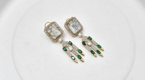 Kundan earrings 00560 - KRISHNA'S SWETA JEWELLERY