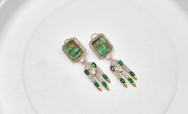 Kundan earrings 00560 - KRISHNA'S SWETA JEWELLERY