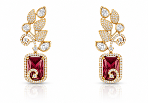 Kundan earrings 02130 - KRISHNA'S SWETA JEWELLERY