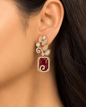 Kundan earrings 02130 - KRISHNA'S SWETA JEWELLERY