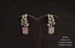 Kundan earrings 02130 - KRISHNA'S SWETA JEWELLERY