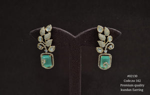 Kundan earrings 02130 - KRISHNA'S SWETA JEWELLERY