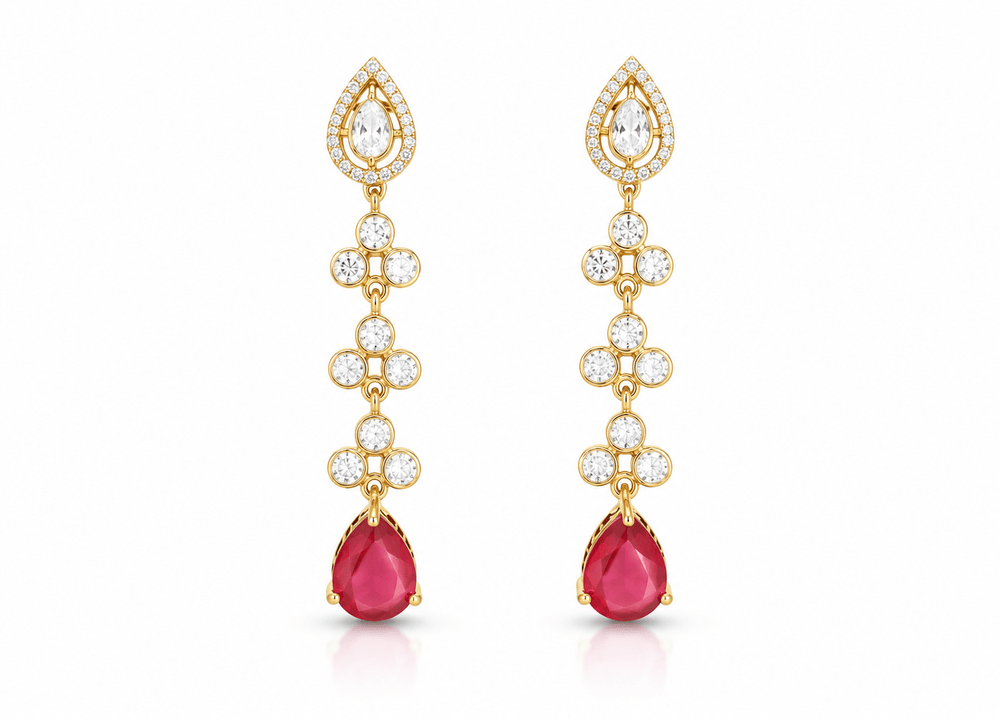 Kundan earrings 02566 - KRISHNA'S SWETA JEWELLERY