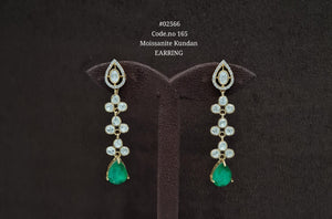 Kundan earrings 02566 - KRISHNA'S SWETA JEWELLERY