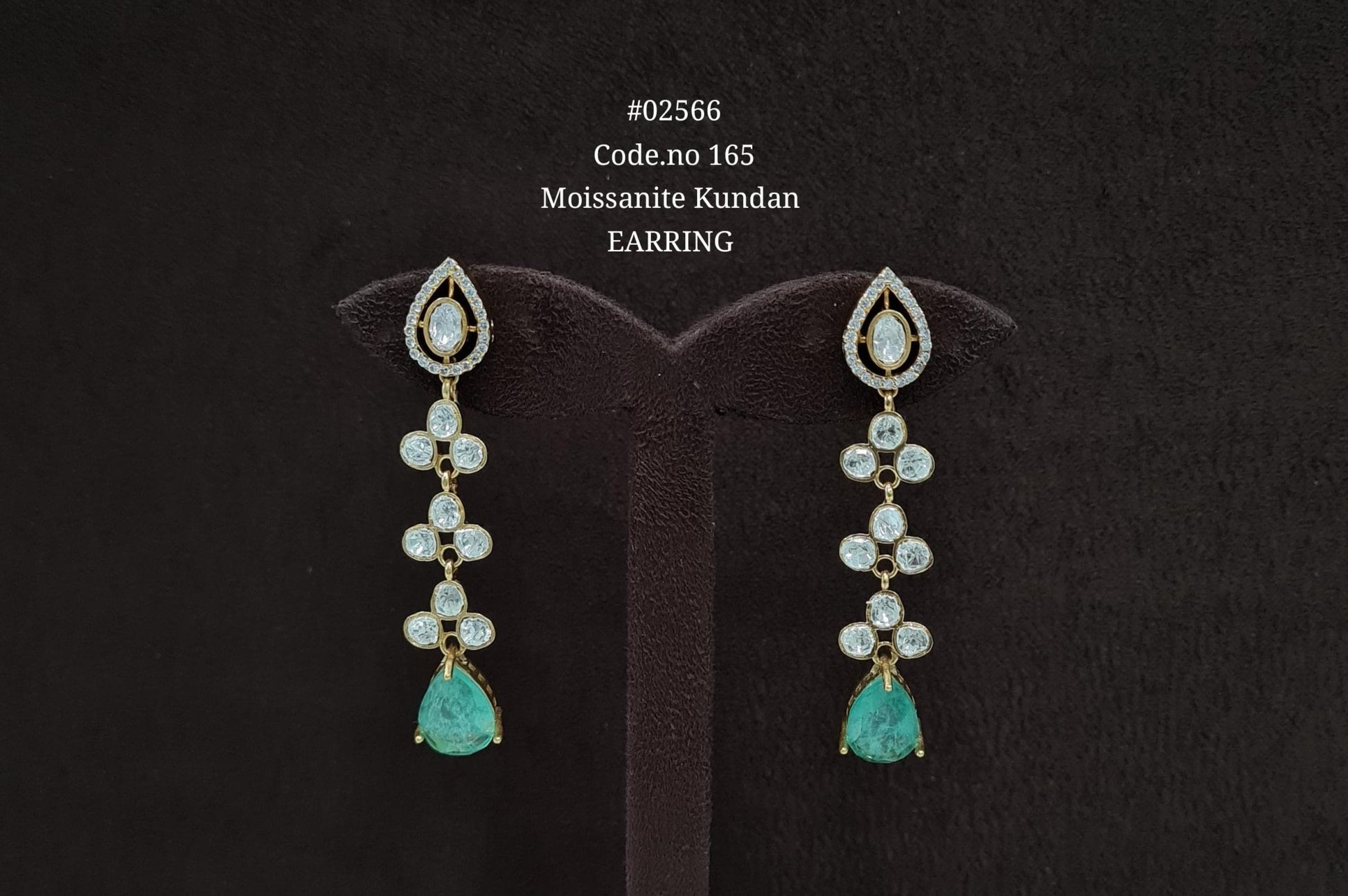 Kundan earrings 02566 - KRISHNA'S SWETA JEWELLERY