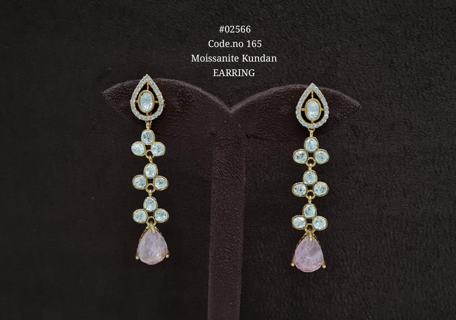 Kundan earrings 02566 - KRISHNA'S SWETA JEWELLERY