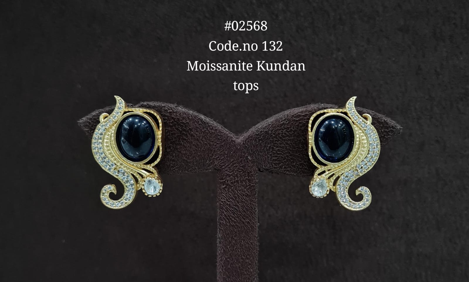 Kundan earrings 02568 - KRISHNA'S SWETA JEWELLERY