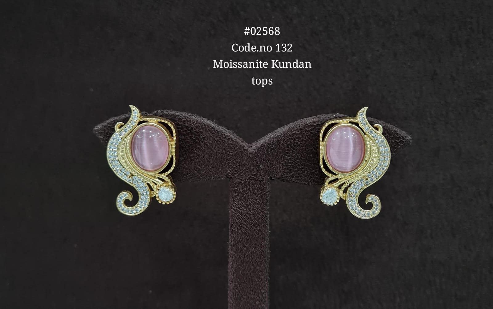 Kundan earrings 02568 - KRISHNA'S SWETA JEWELLERY