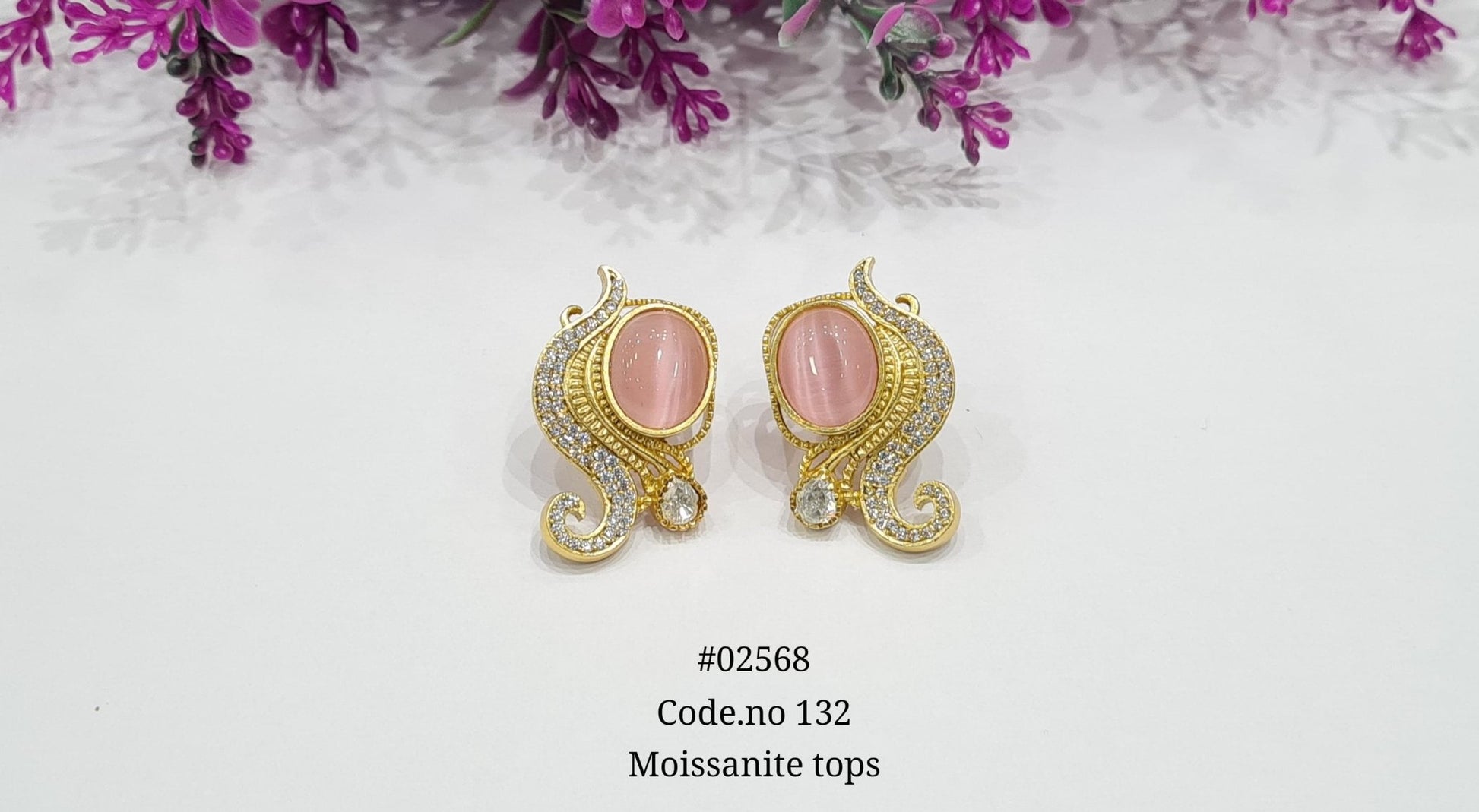 Kundan earrings 02568 - KRISHNA'S SWETA JEWELLERY