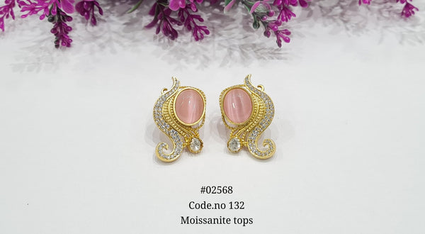 Kundan earrings 02568 - KRISHNA'S SWETA JEWELLERY
