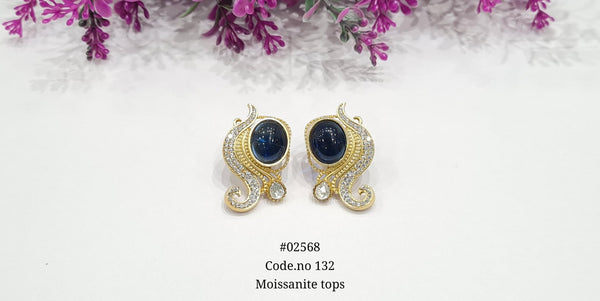 Kundan earrings 02568 - KRISHNA'S SWETA JEWELLERY