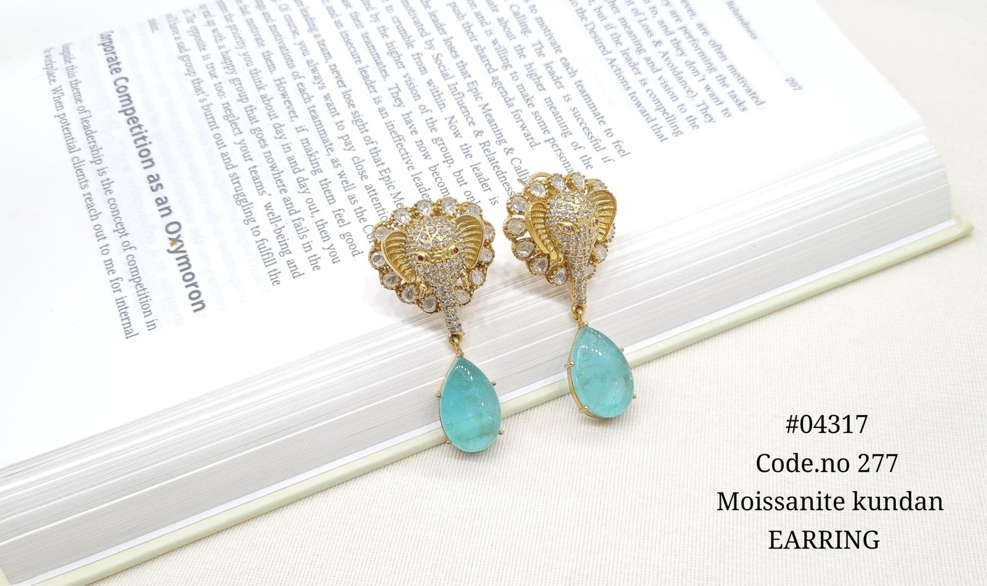 Kundan Earrings 04317 - KRISHNA'S SWETA JEWELLERY