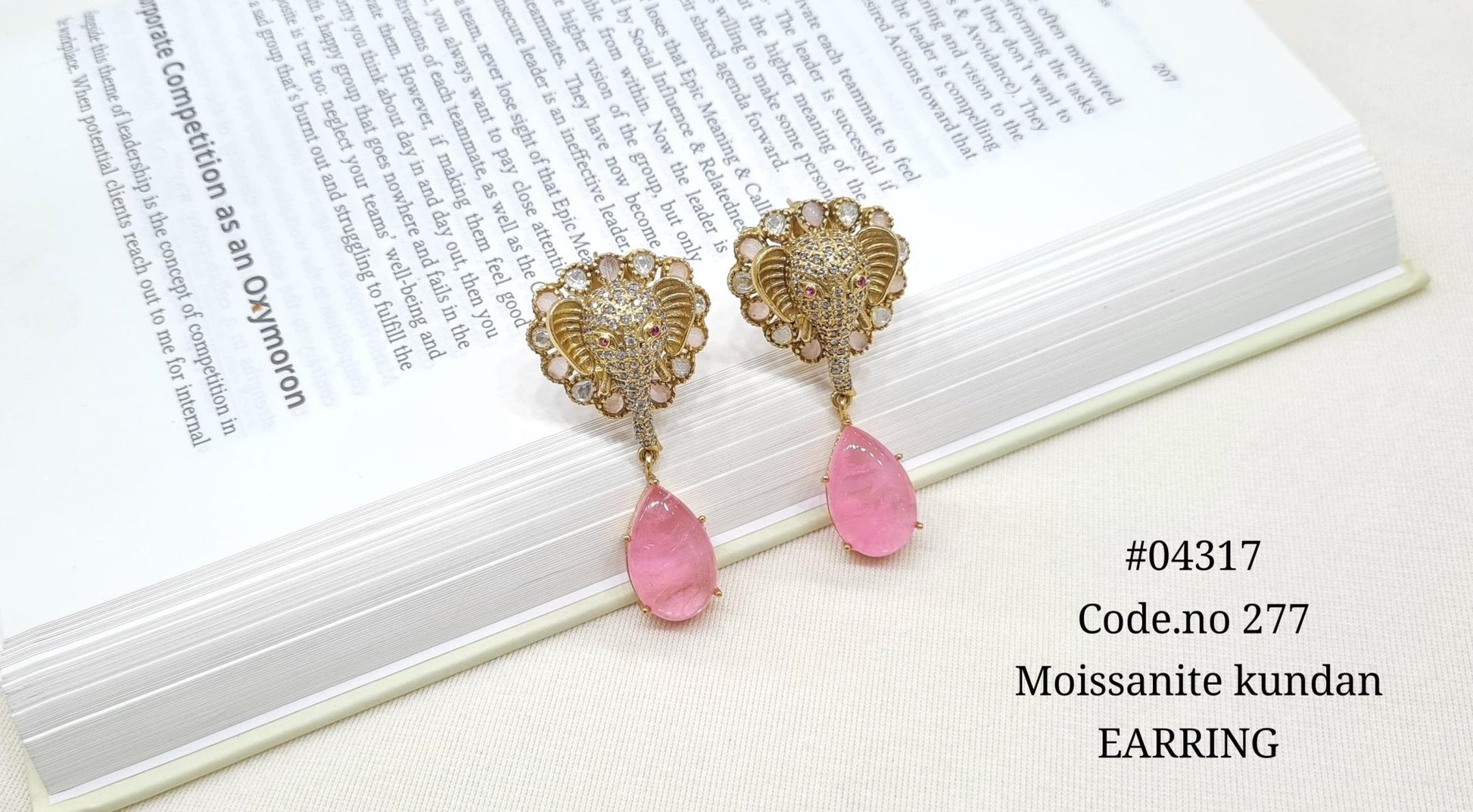 Kundan Earrings 04317 - KRISHNA'S SWETA JEWELLERY