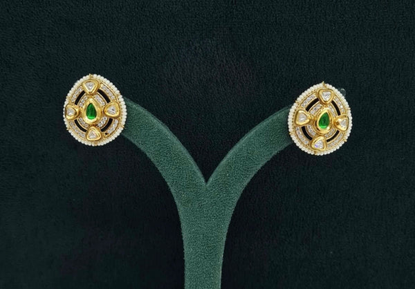 Kundan Earrings 06798 - KRISHNA'S SWETA JEWELLERY