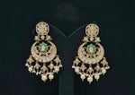 Kundan Earrings 07599 - KRISHNA'S SWETA JEWELLERY