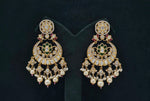Kundan Earrings 07599 - KRISHNA'S SWETA JEWELLERY