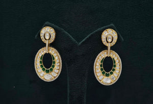 Kundan Earrings 07601 - KRISHNA'S SWETA JEWELLERY