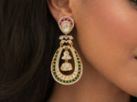Kundan Earrings 07603 - KRISHNA'S SWETA JEWELLERY