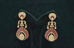 Kundan Earrings 07604 - KRISHNA'S SWETA JEWELLERY