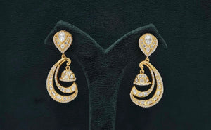 Kundan Earrings 07605 - KRISHNA'S SWETA JEWELLERY