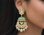 Kundan Earrings 07606 - KRISHNA'S SWETA JEWELLERY