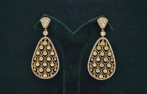 Kundan Earrings 07608 - KRISHNA'S SWETA JEWELLERY