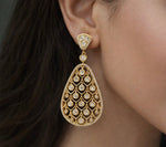 Kundan Earrings 07608 - KRISHNA'S SWETA JEWELLERY